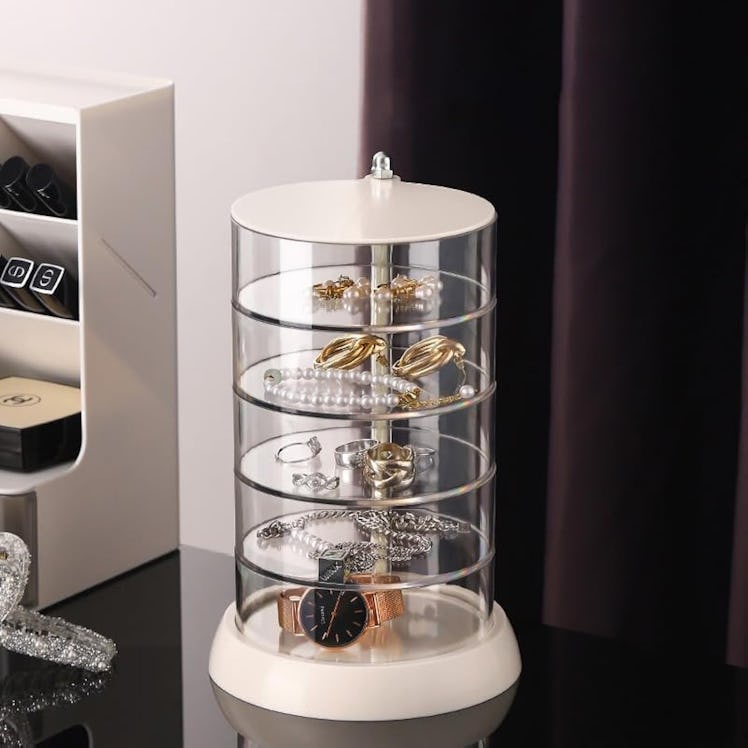 YIEZI Rotating Accessories Organizer