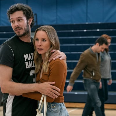 Adam Brody and Kristen Bell in 'Nobody Wants This' on Netflix.
