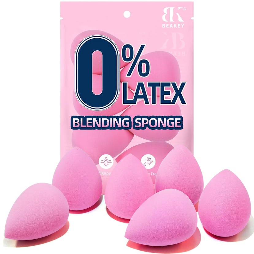 BEAKEY Super Soft Makeup Sponge Set (6-Pieces)