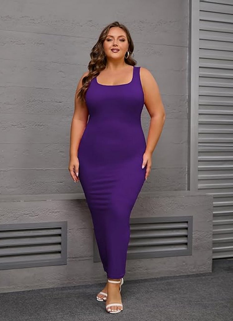 YeGine Sleeveless Bodycon Maxi Dress