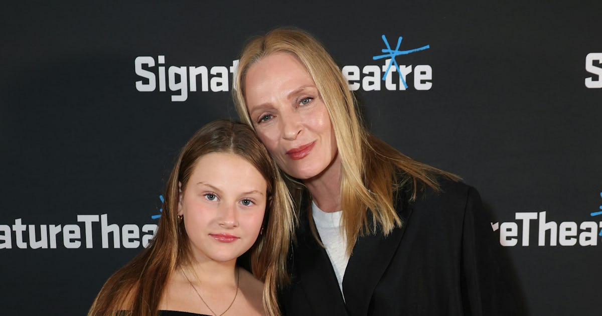 Uma Thurman & Rarely-Seen Daughter, Luna, Support Maya Hawke's New Play