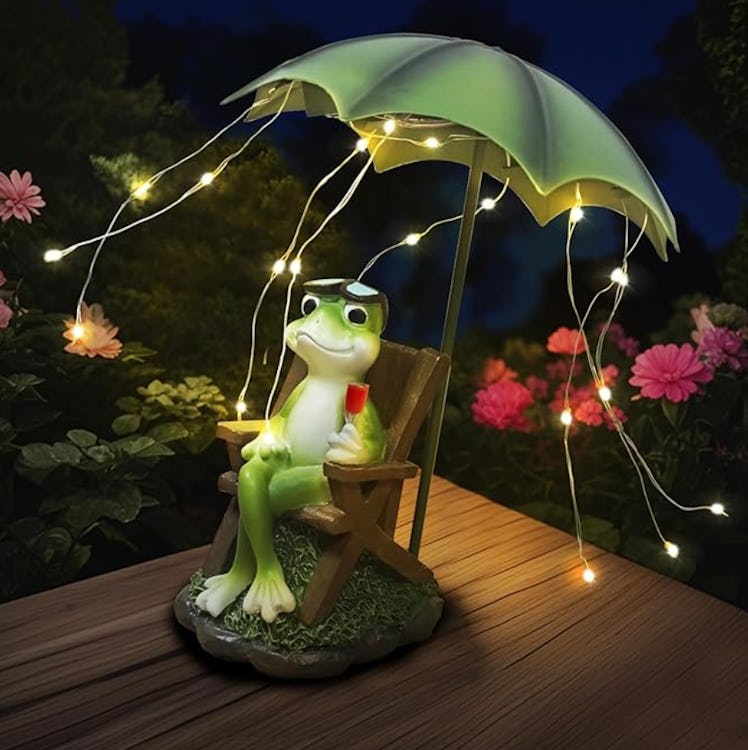 BINFENNY Solar Garden Frog Decor 