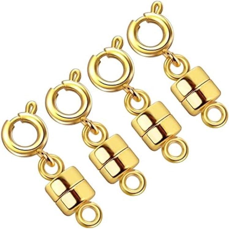  OHINGLT Magnetic Necklace Clasps (4-Pack)