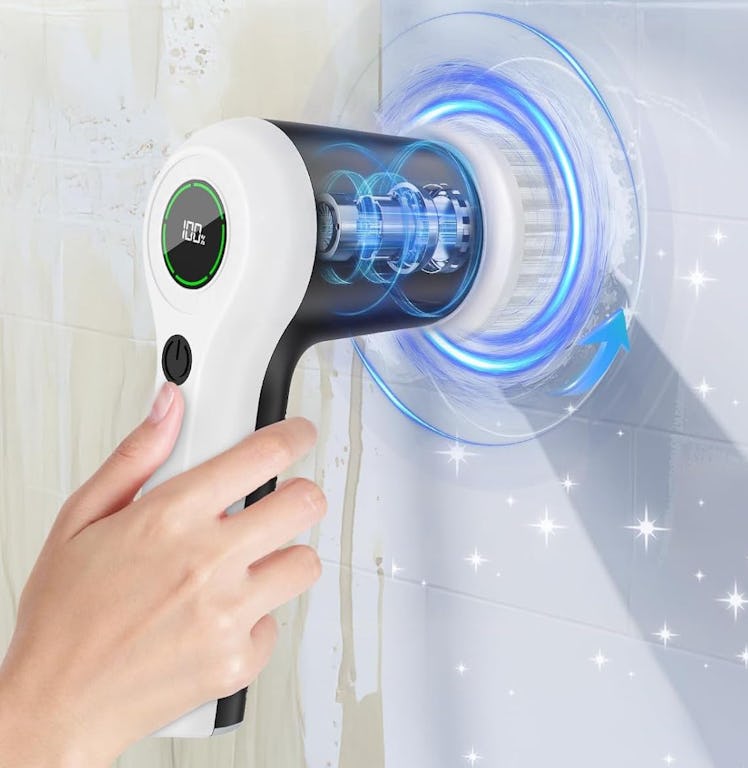 PUFTEM Cordless Electric Spin Scrubber