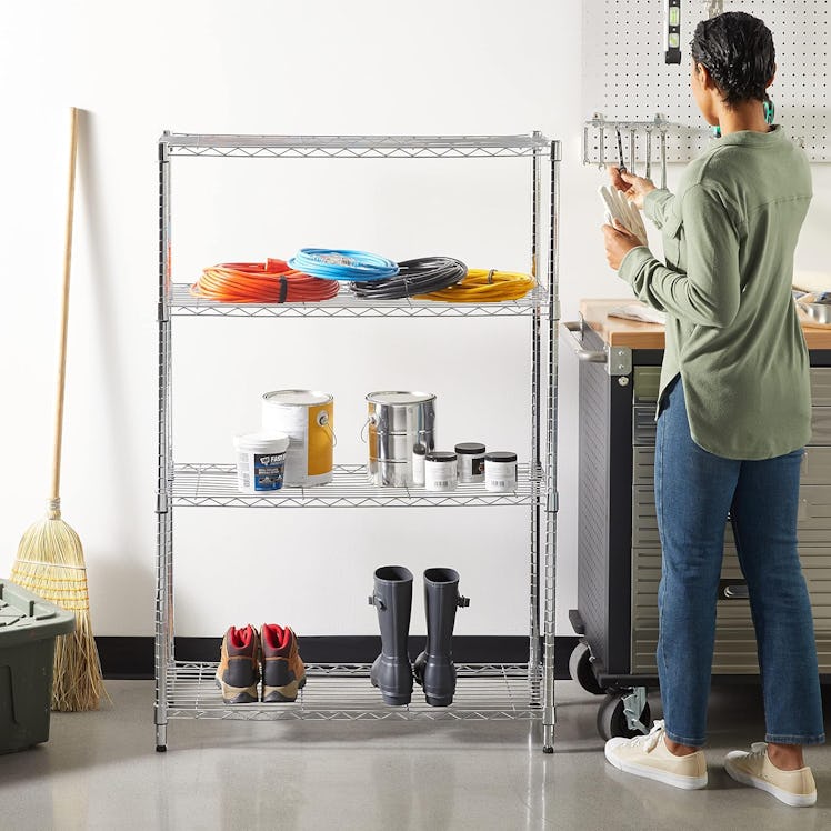 Amazon Basics 4-Shelf Adjustable Organizer
