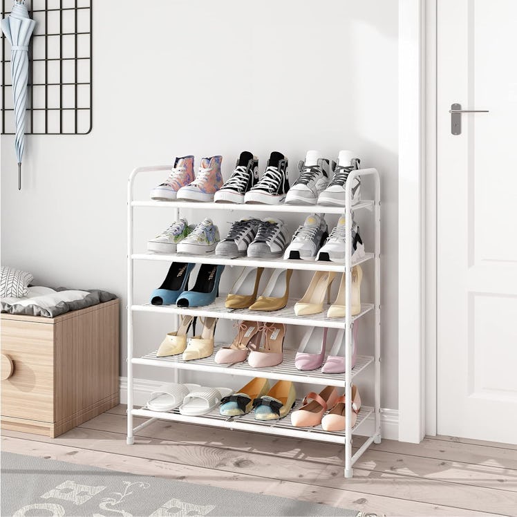 Simple Trending 5-Tier Stackable Shoe Rack