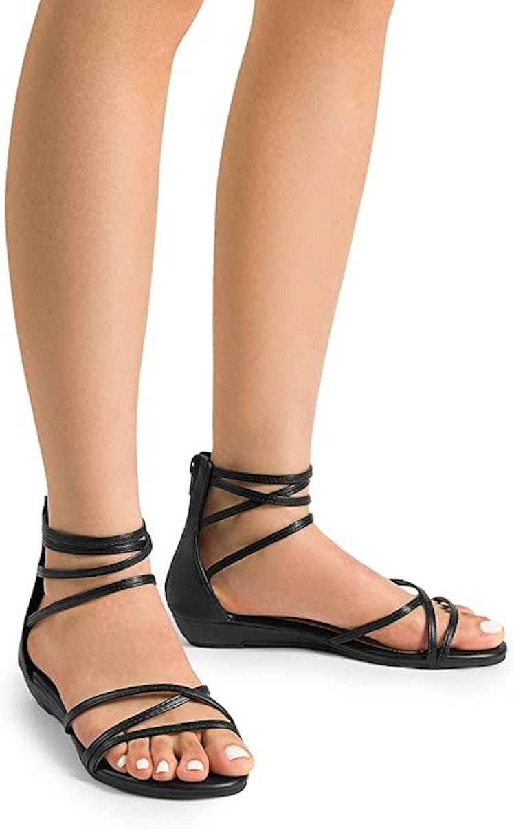 DREAM PAIRS Ankle Strap Flat Sandals