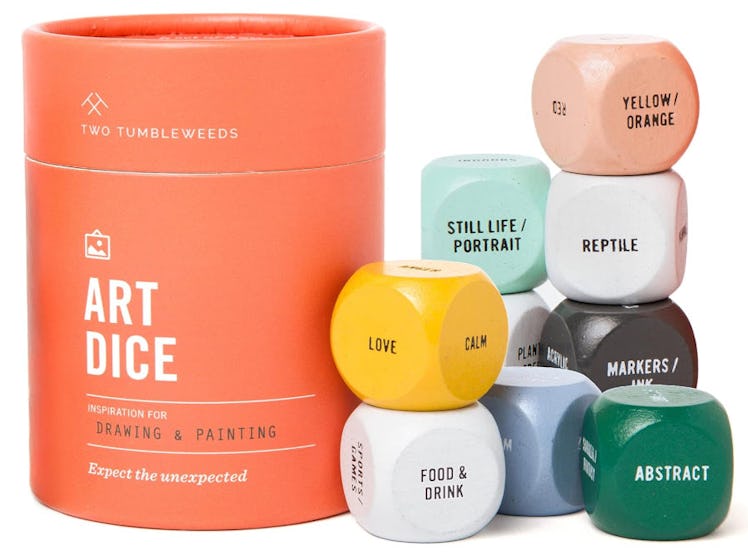 Two Tumbleweeds Art Dice