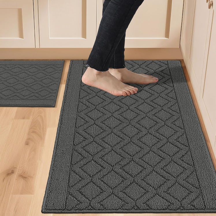 COSY HOME Washable Kitchen Rug (2 Pieces)
