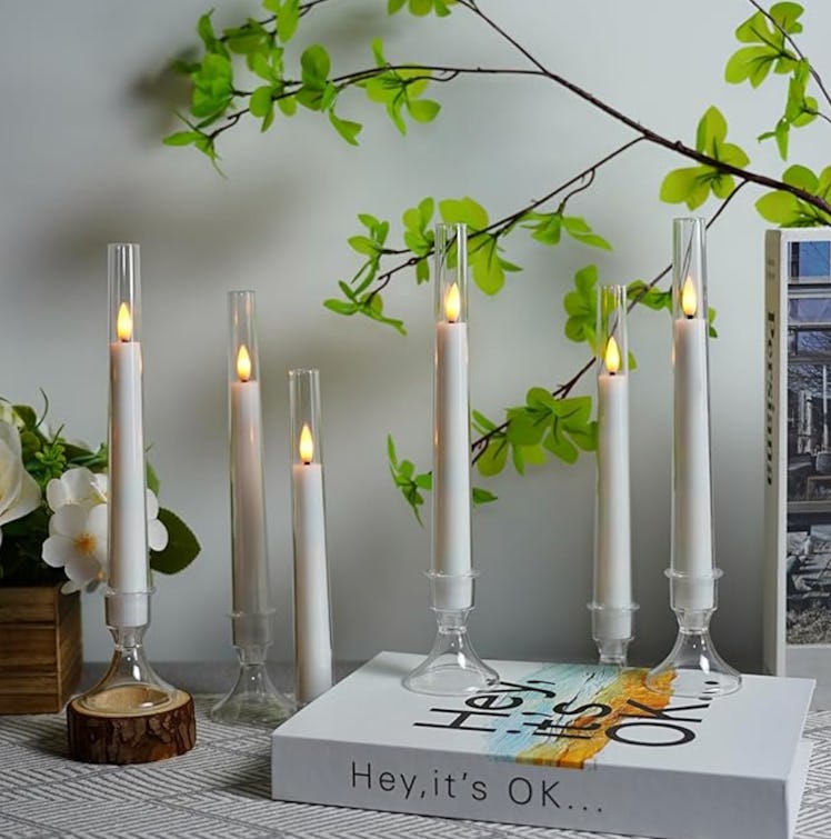 Lezonic Flameless Window Candles (6-Pack)