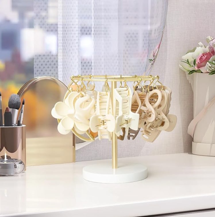 DaheyMetal Claw Clip Organizer Stand