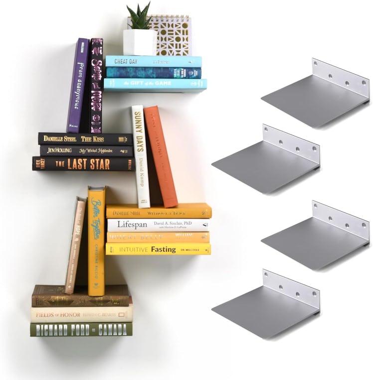 Xympo Floating Invisible Bookshelves (4-Pack)