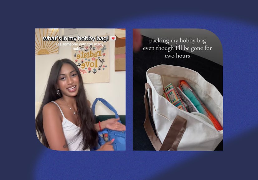 Don't leave the house without your hobby bag