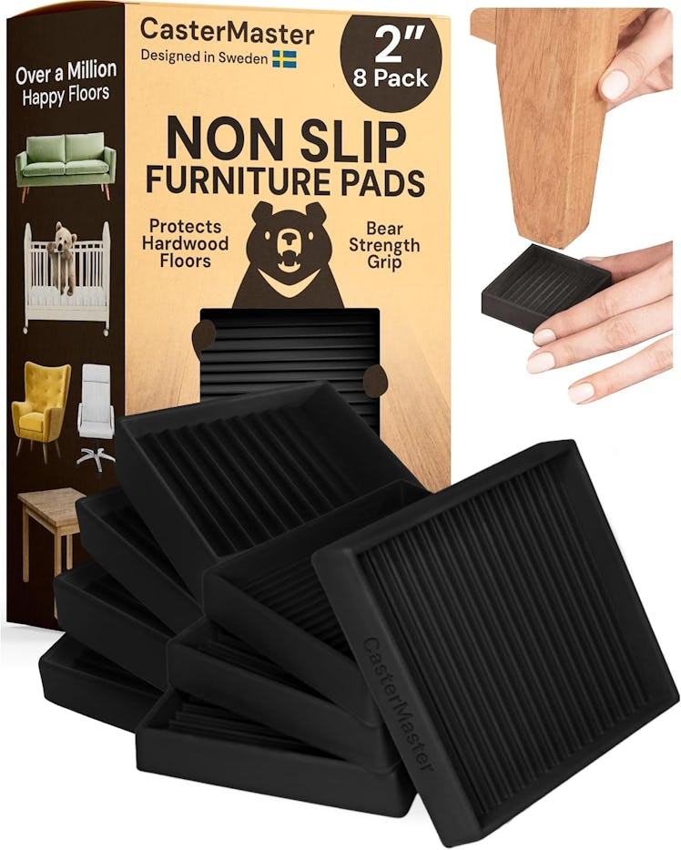 CasterMaster Nonslip Furniture Pads (8-Pack)