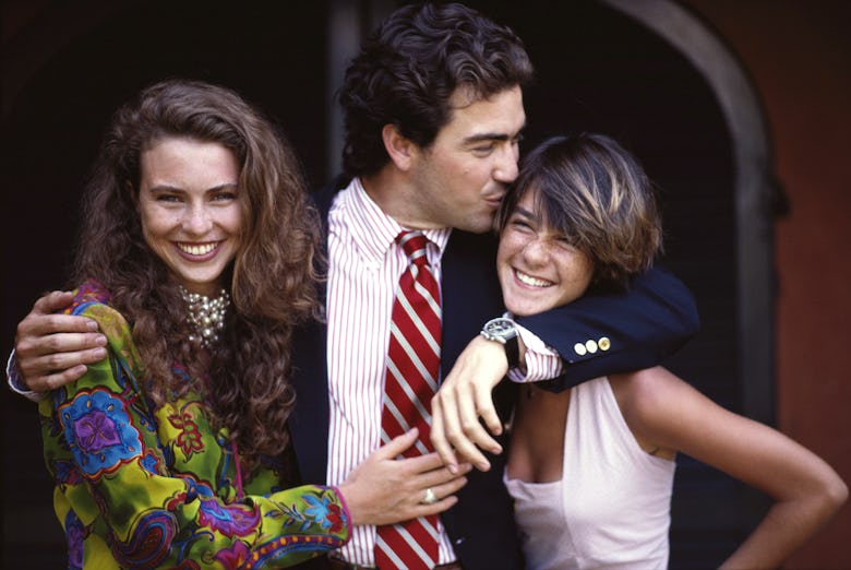Sciò and her older brother and older sister