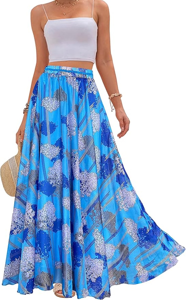 Afibi Maxi Chiffon Skirt