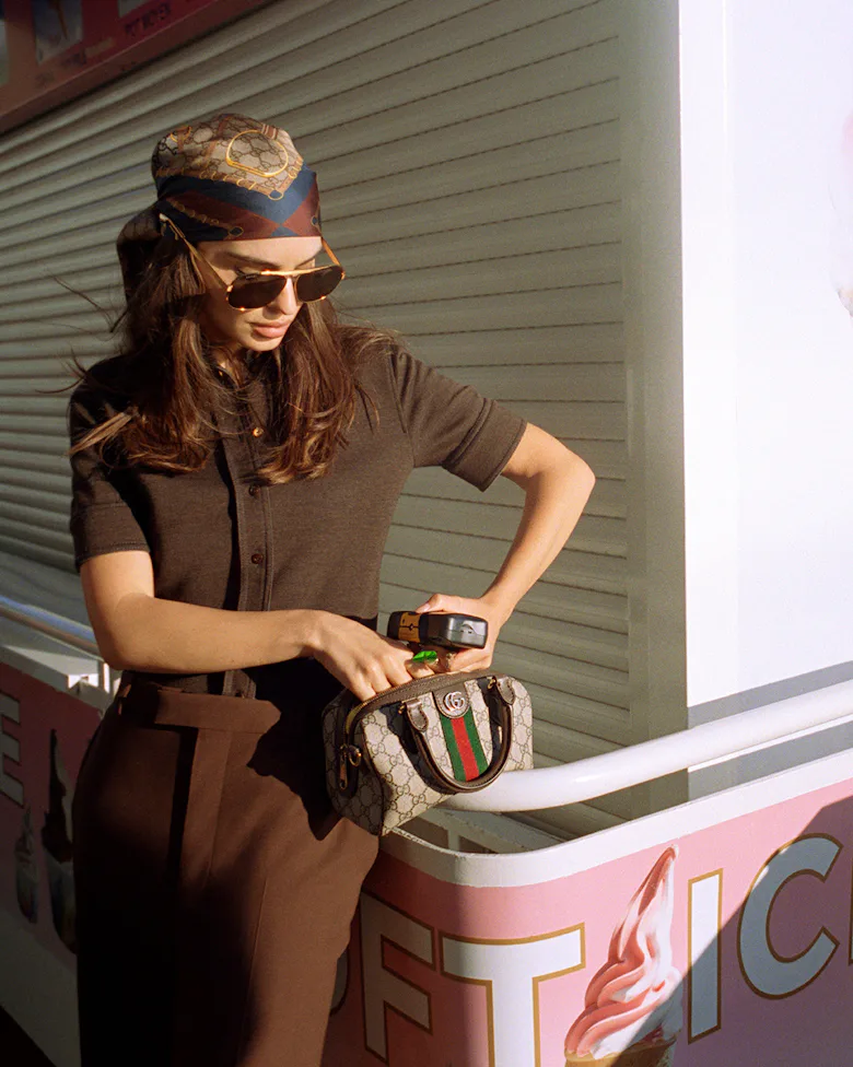 gucci monogram campaign emily ratajkwoski