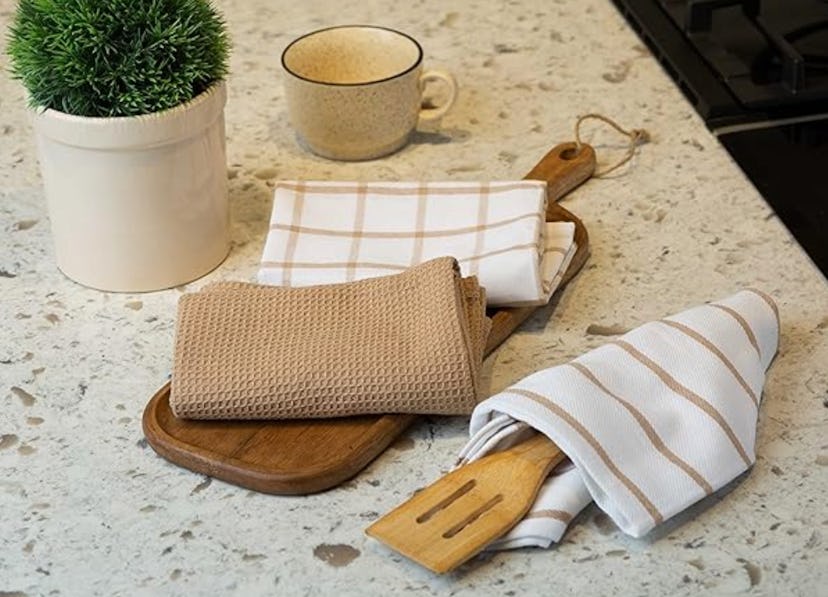 LANE LINEN Cotton Kitchen Towel (6-Pack)