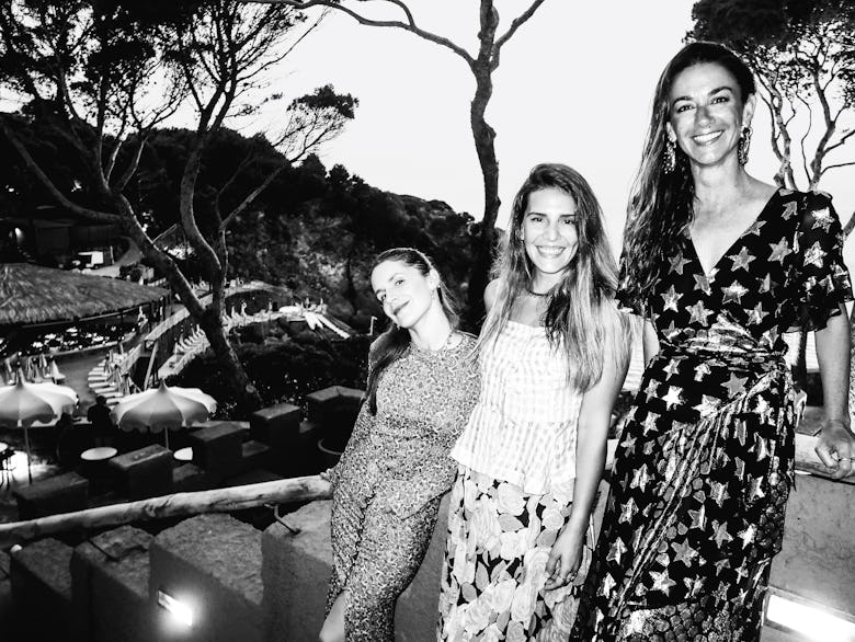 From left to right: Eugenie Niarchos, Margherita Maccapani Missoni, Marie-Louise Sciò