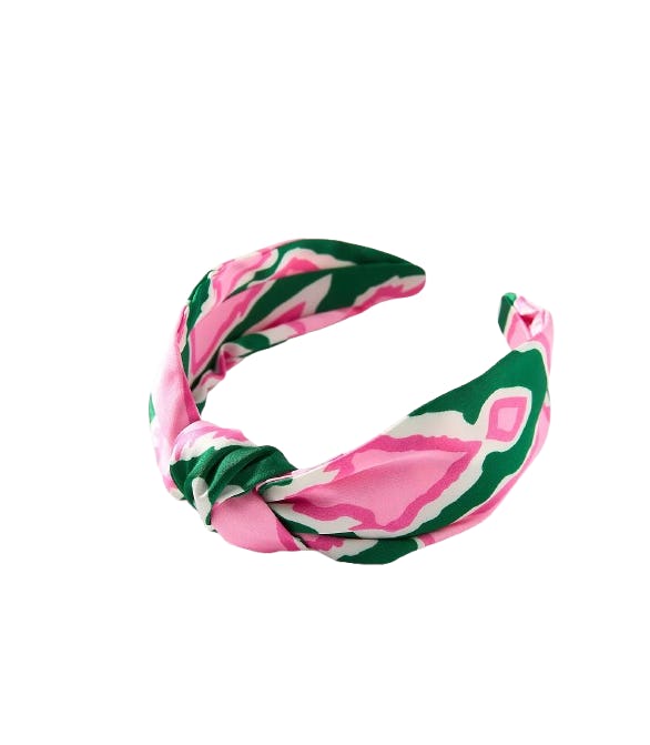 Vibrant Print Knot Headband