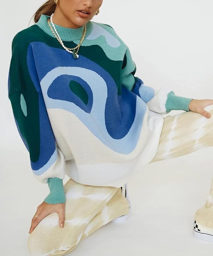 MISSACTIVER Colorblock Sweater