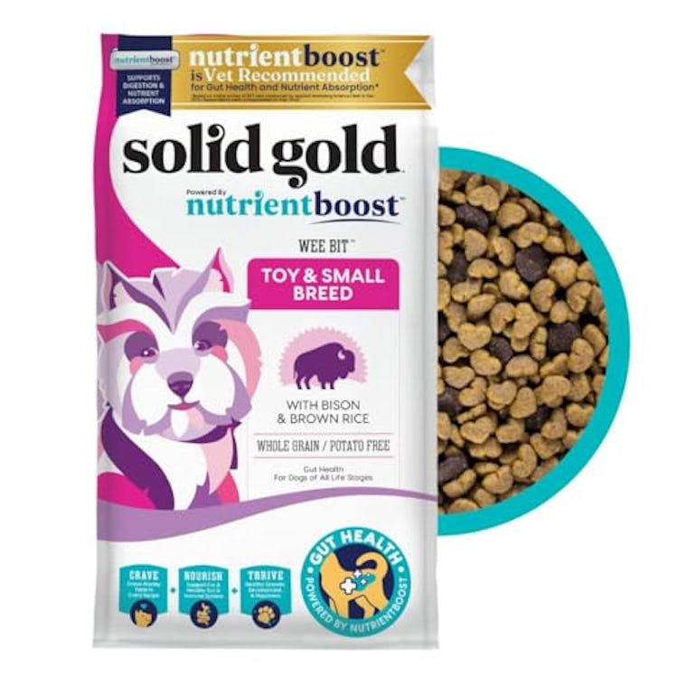 Solid Gold Toy & Small Breed Dog Food Dry Small Bites