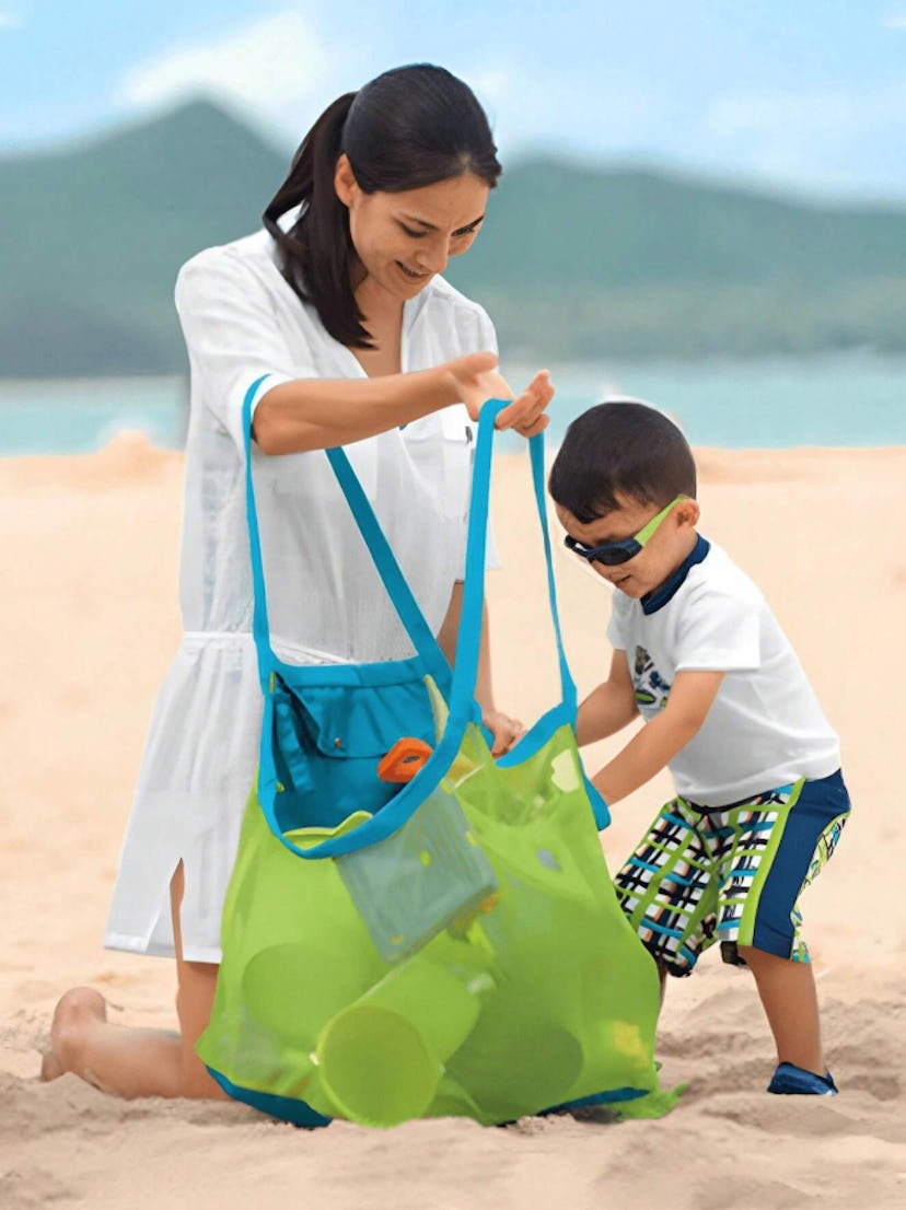 Lightweight, Foldable Large Capacity Beach Bag, a shein beach bag for sand toys
