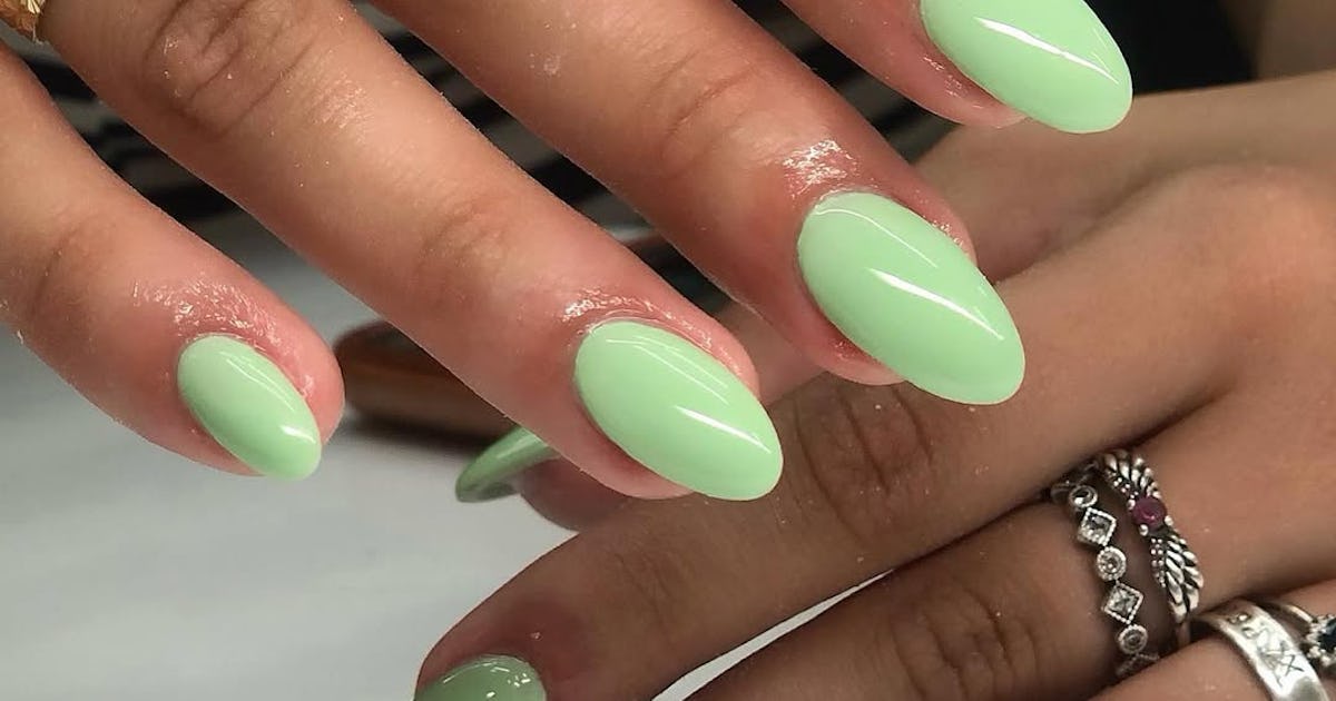 "Key Lime Pie" Green, Sheer Pink, & More Summer 2025 Nail Polish Color Trends