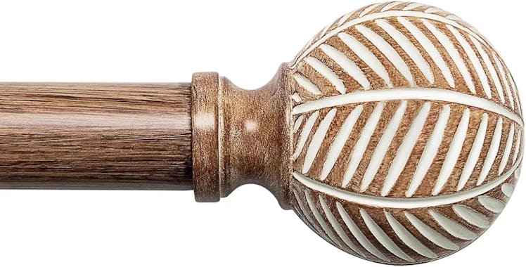 UNCONSIL Wood Curtain Rod