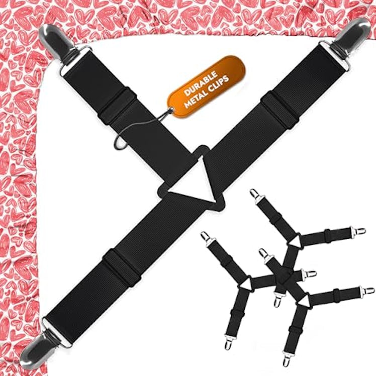 5 STARS UNITED Bed Sheet Straps Set