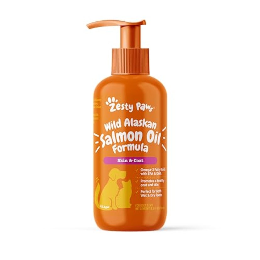 Zesty Paws Pet Wild Alaskan Omega-3 Blend Pollock + Salmon Oil