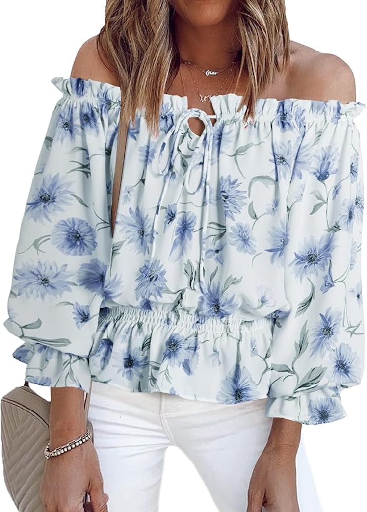 BLENCOT Off-The-Shoulder Top