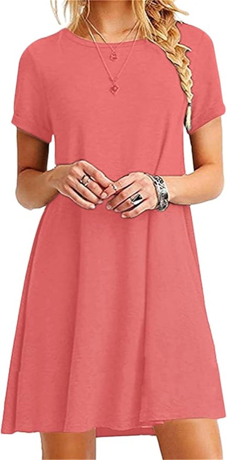 YMING Crew Neck Sundress