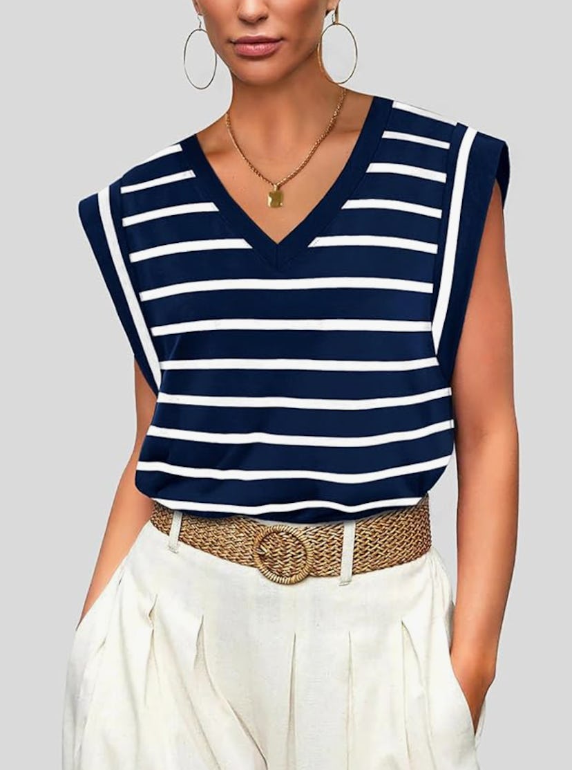 WIHOLL Cap Sleeve Top