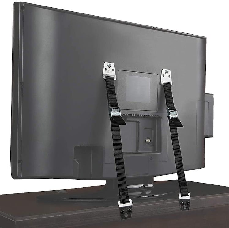 BOOTWO Anti-Tip TV Straps (2-Pack)