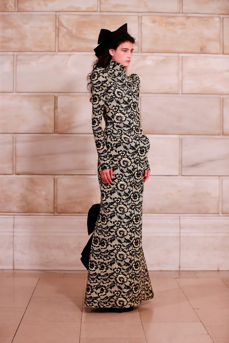 a look from marc jacobs fall 2025 collection shown in new york city