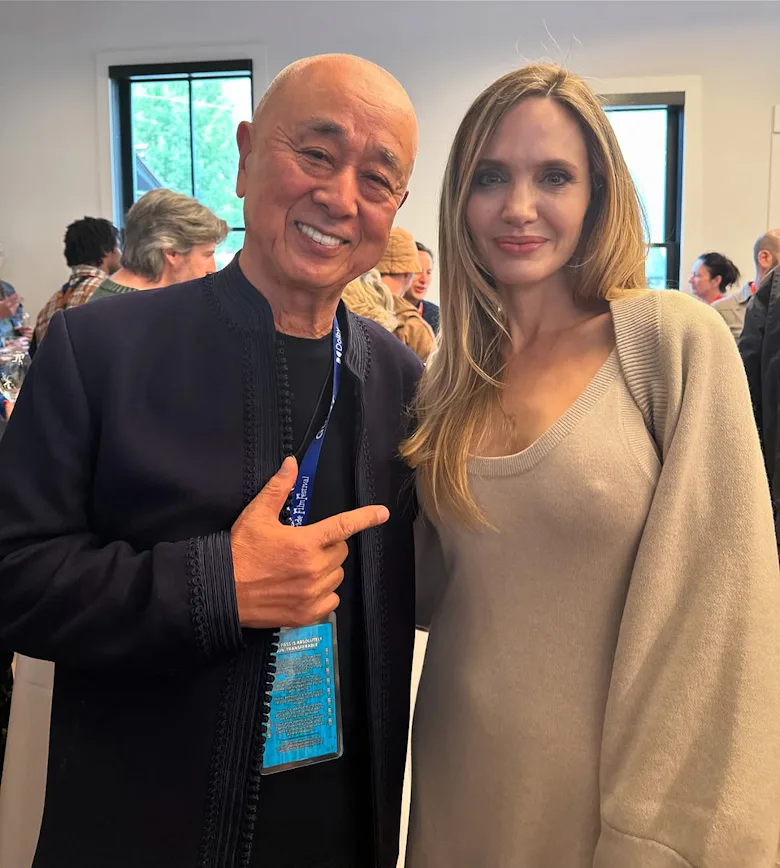 chef nobu and angelina jolie