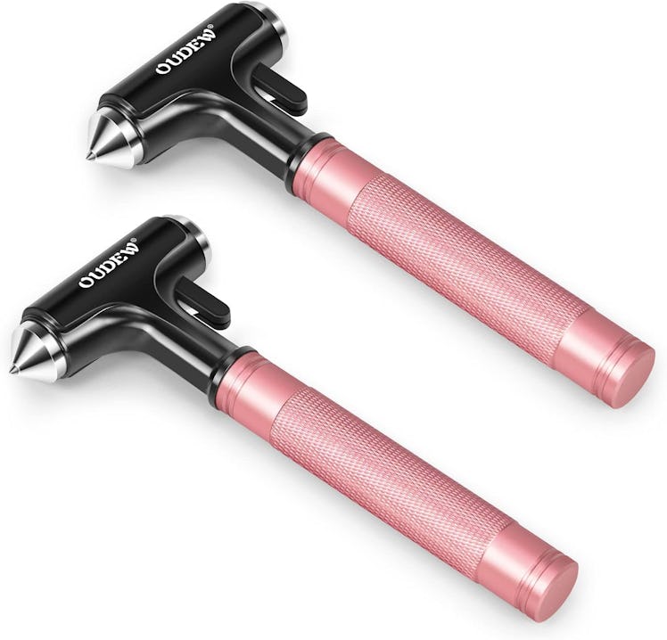 OUDEW Car Safety Hammer & Glass Breaker (2-Pack)