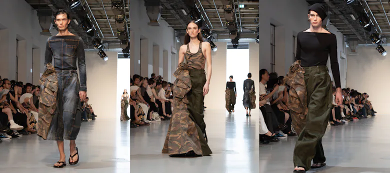 Juun.J's weird cargo shorts.