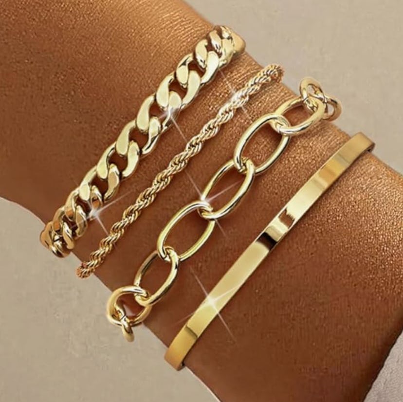 TEN MIRO Chain Bracelets (4-Pack)