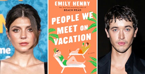 Emily Bader and Tom Blyth, stars of People We Meet on Vacation movie. Photo via Netflix