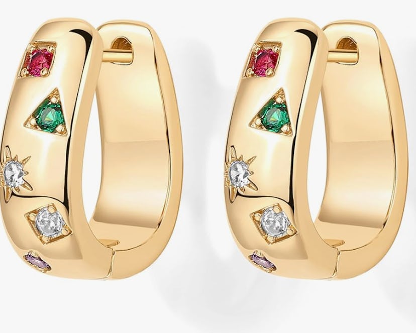 PAVOI Statement Hoop Earrings