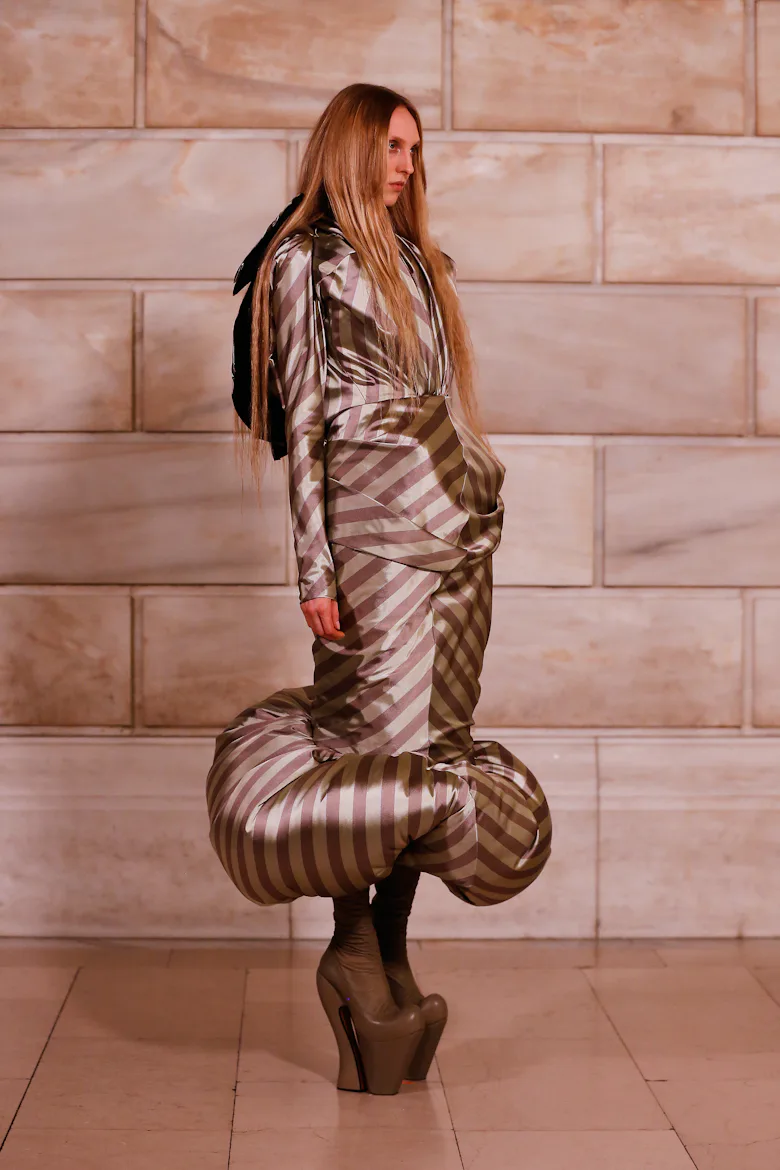 a look from marc jacobs fall 2025 collection shown in new york city