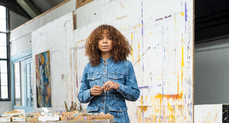 Christina Kimeze in her London studio