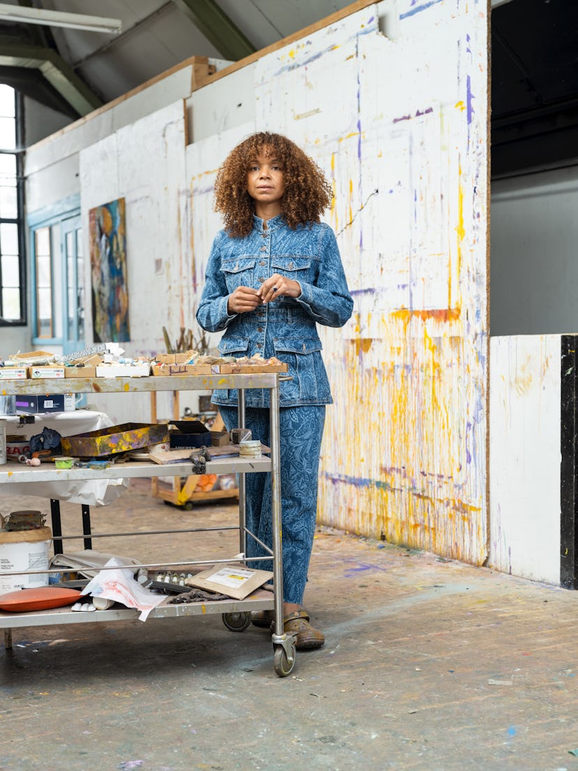 Christina Kimeze in her London studio