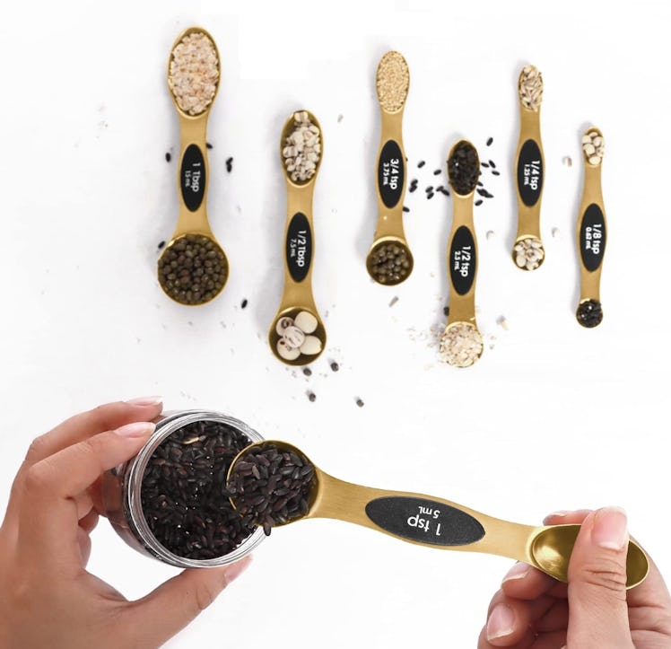 BIDFUL Magnetic Measuring Spoons Set (8-Pack)