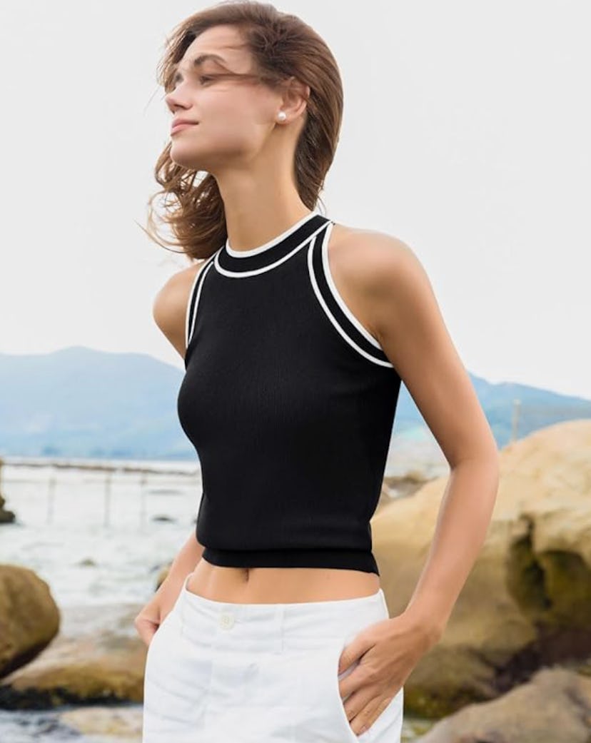 MIHOLL Racerback Tank Top