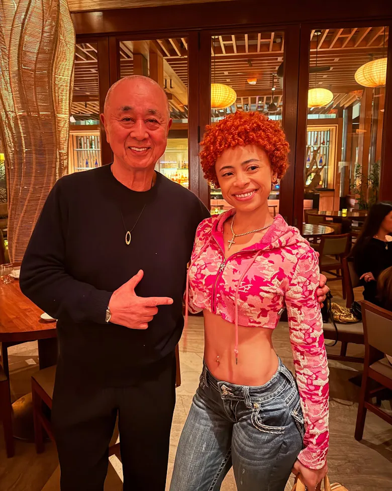chef nobu and ice spice