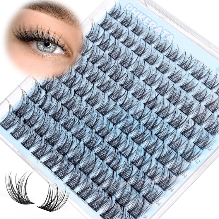 PHKERATA Natural Lash Clusters (110-Pieces)