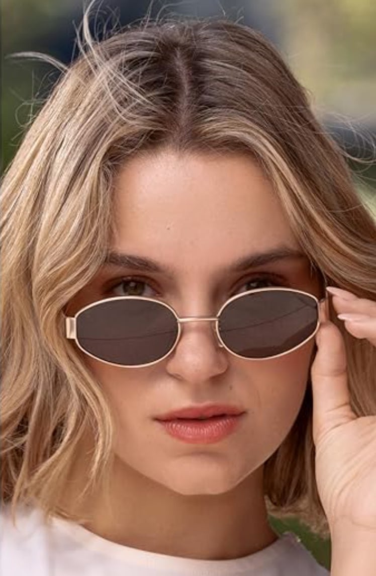 livho Oval Polarized Sunglasses